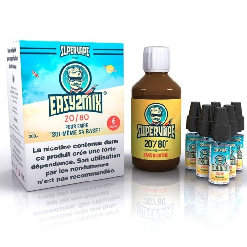 Pack DIY EASY2MIX 20/80 Supervape  200 ml