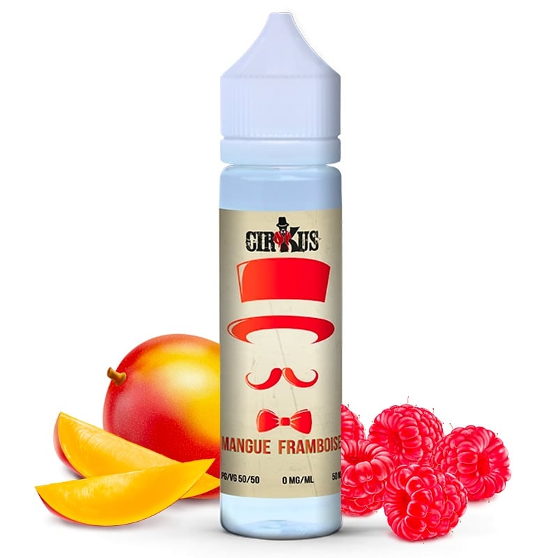 E liquide Mangue Framboise Cirkus 50ml