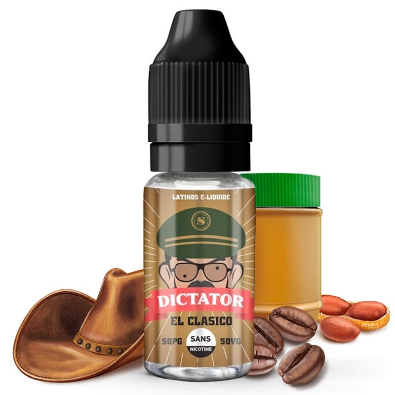 E liquide El Clasico Dictator | Tabac Café Beurre de cacahuètes