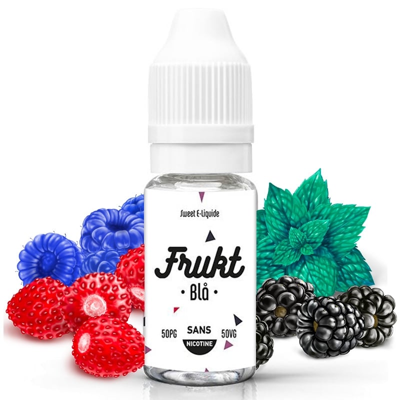 E liquide Bla Frukt | Fruits des bois Framboise bleue Mûre Menthol