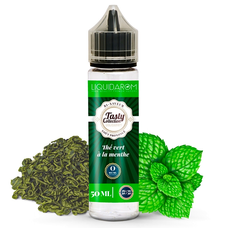 E liquide Thé vert menthe Tasty Collection 50ml