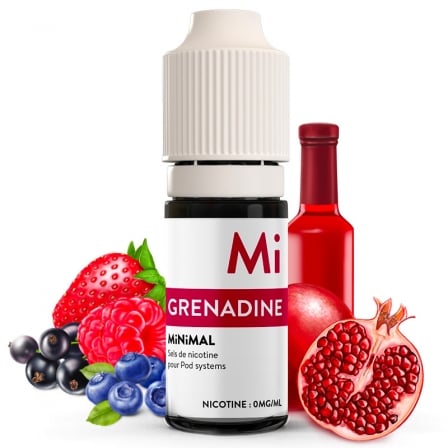 E liquide Grenadine MiNiMAL | Sel de Nicotine