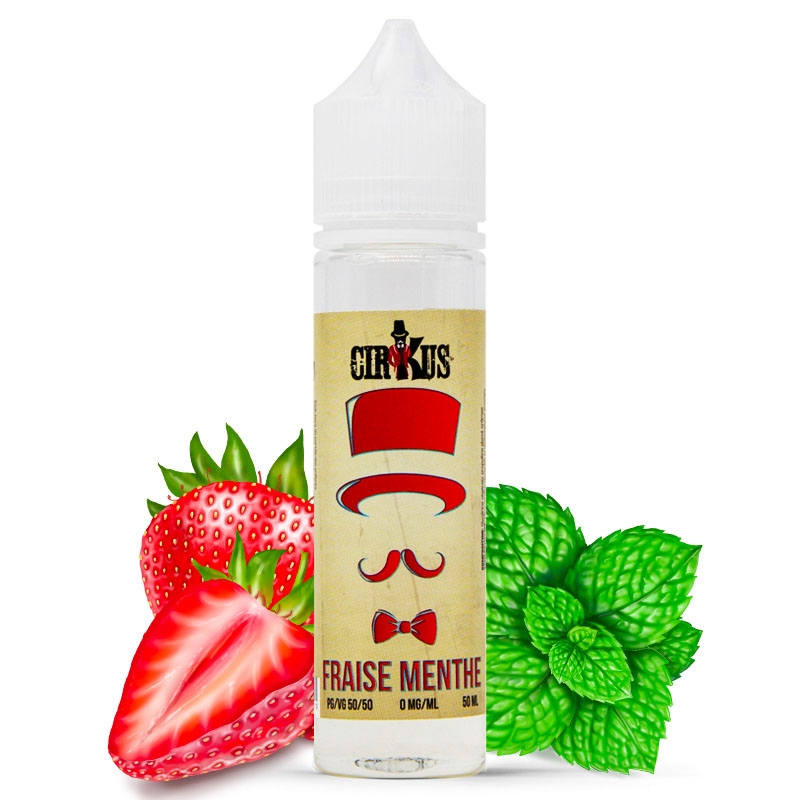 E liquide Fraise Menthe Cirkus 50ml