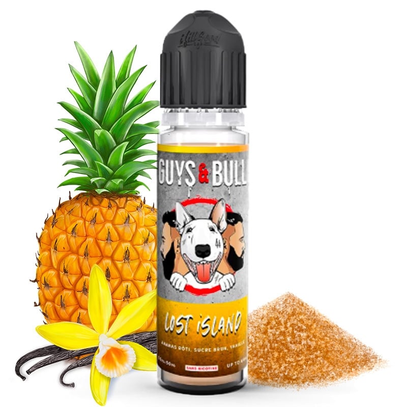 E liquide Lost Island Guys & Bull 60ml