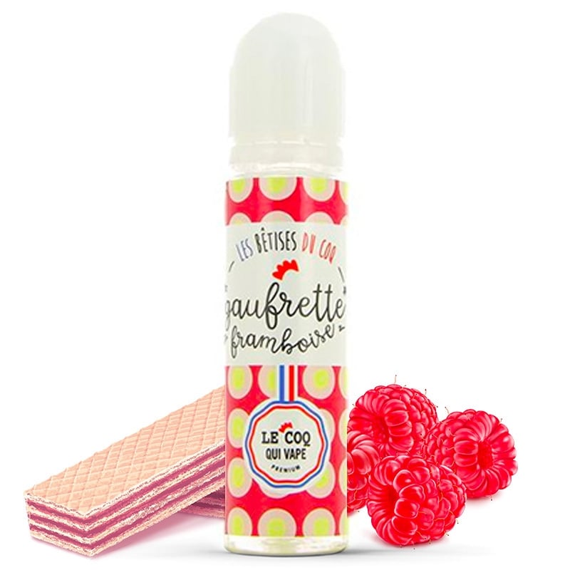 E liquide Gaufrette Framboise Le Coq Qui Vape 50ml