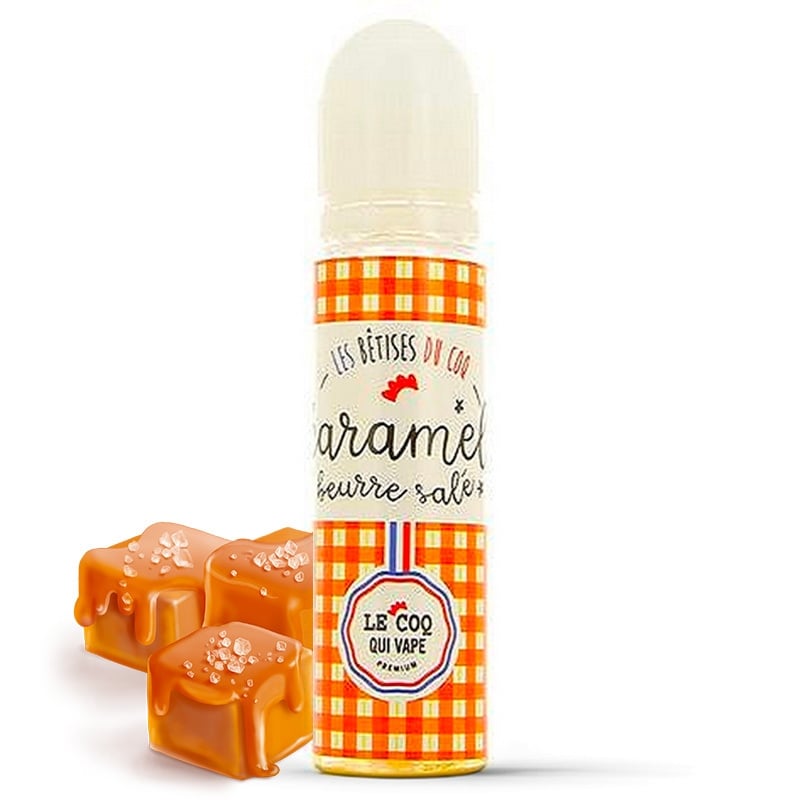 E liquide Caramel Beurre Salé Le Coq Qui Vape 50ml