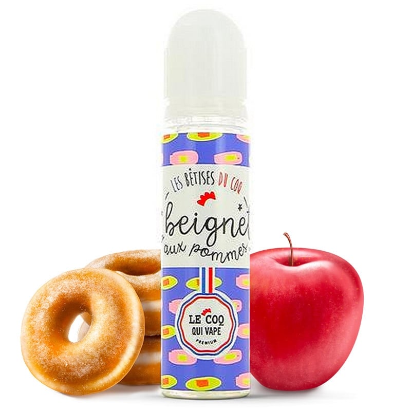 E liquide Beignet pommes Le Coq Qui Vape 50ml