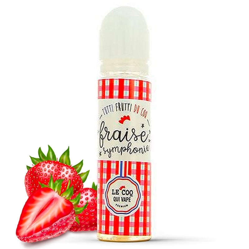 E liquide Fraise Symphonie Le Coq Qui Vape 50ml