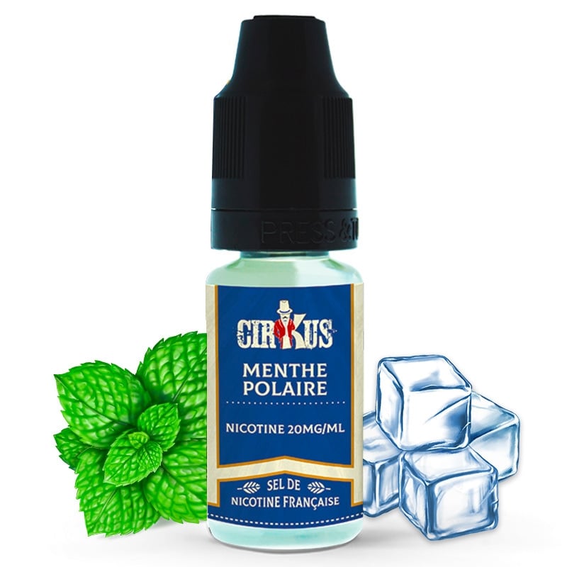 E liquide Menthe Polaire Sels de nicotine Cirkus | Sel de Nicotine