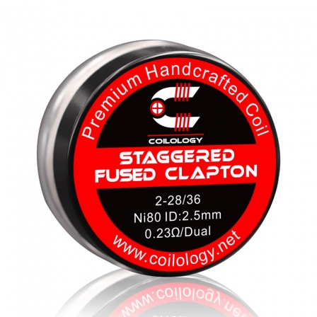 Résistance Pack 2 Handcrafted Staggered Fused Clapton Coilology
