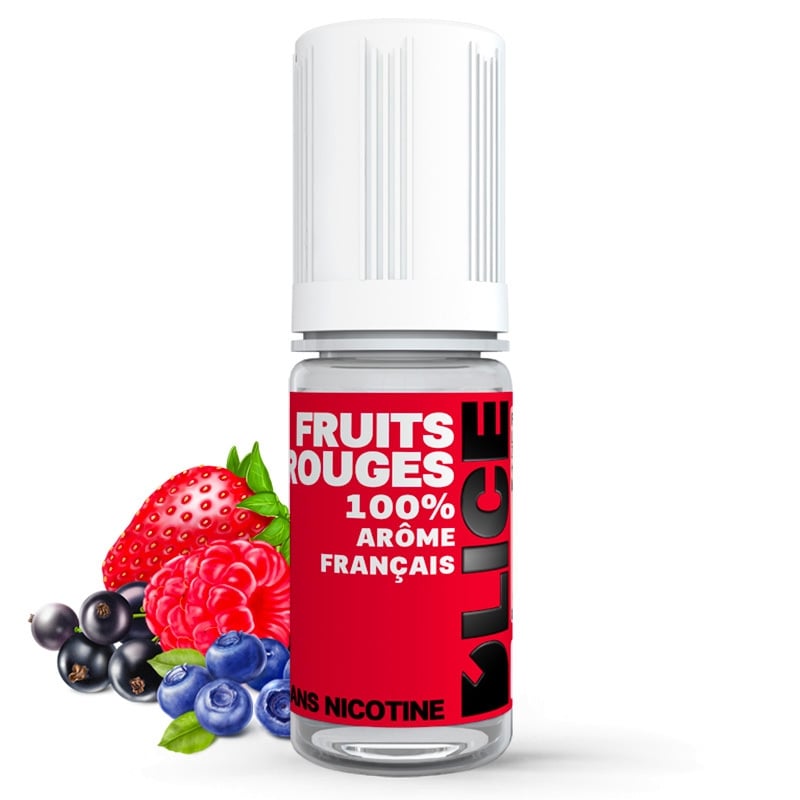 E liquide Fruits rouges D'LICE | Fraise Framboise Cerise Groseille Cassis