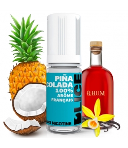 E liquide Pina Colada D'LICE | Ananas Noix de coco Rhum