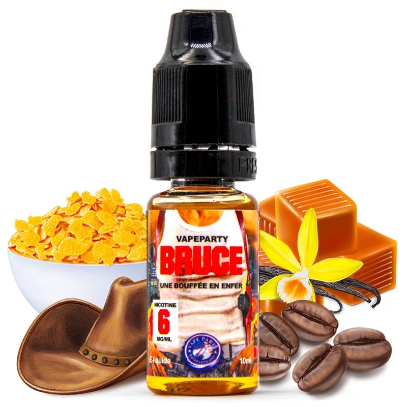 E liquide Bruce Swoke | Tabac Vanille Caramel Céréales Café