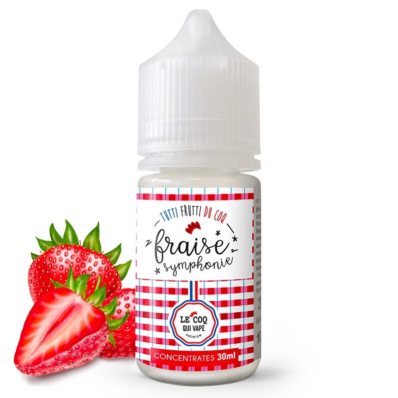 Concentré Fraise Symphonie Le Coq Qui Vape Arome DIY