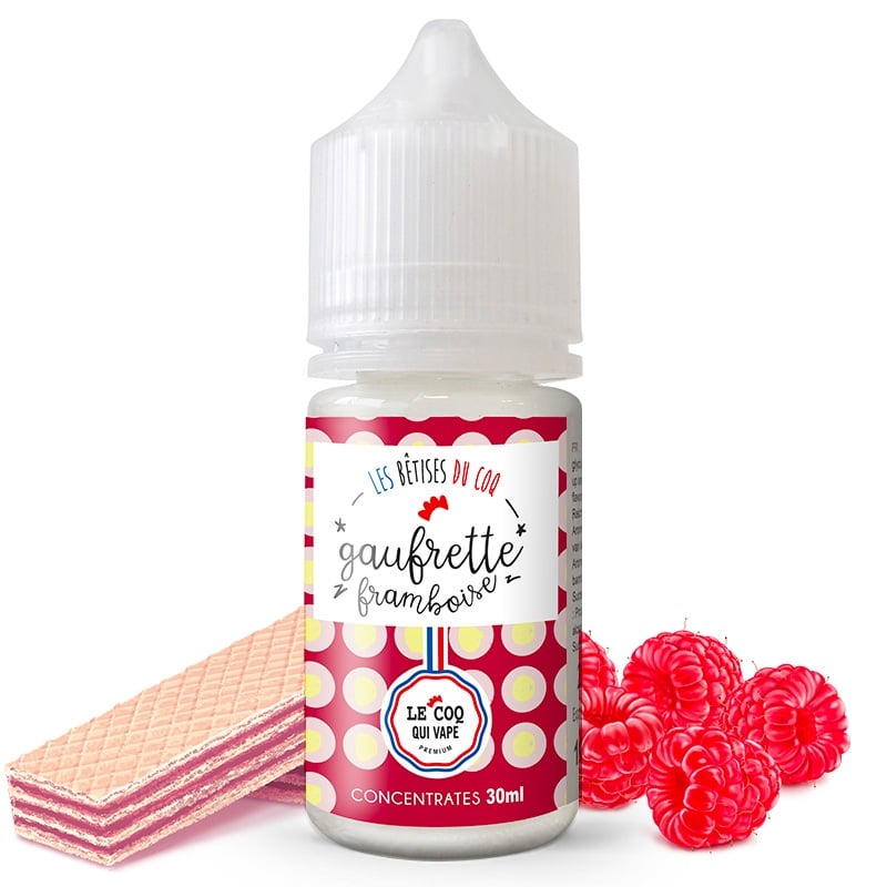 Concentré Gaufrette Framboise Le Coq Qui Vape Arome DIY