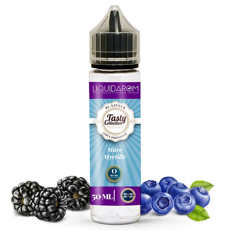 E liquide Mûre Myrtille Tasty Collection 50ml