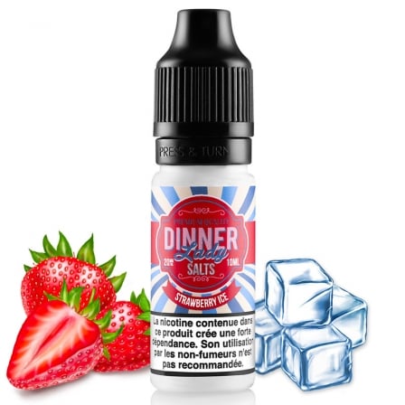 E liquide Strawberry Ice Salt Nic Dinner Lady | Sel de Nicotine