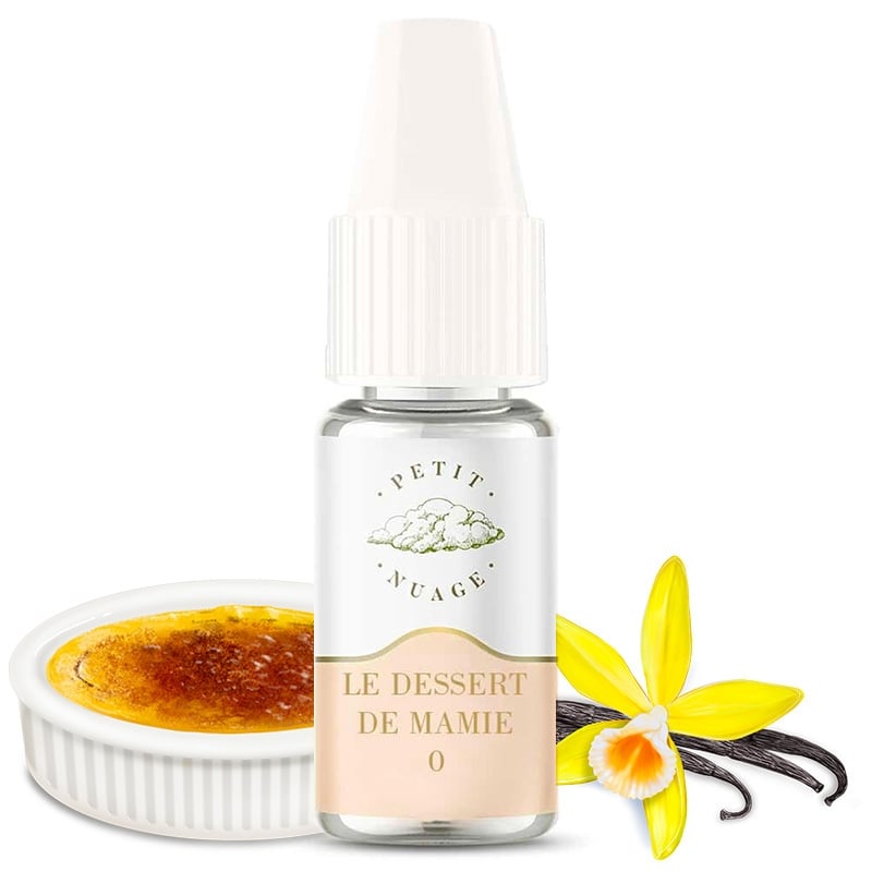 E liquide Le Dessert de Mamie Petit Nuage | Crème brûlée Vanille