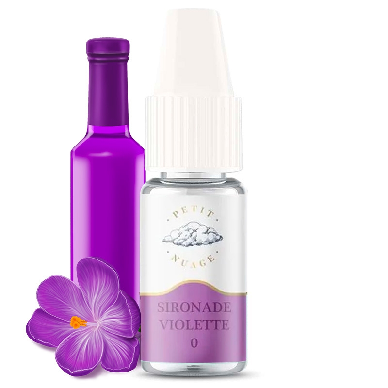 E liquide Sironade Violette Petit Nuage | Sirop Violette