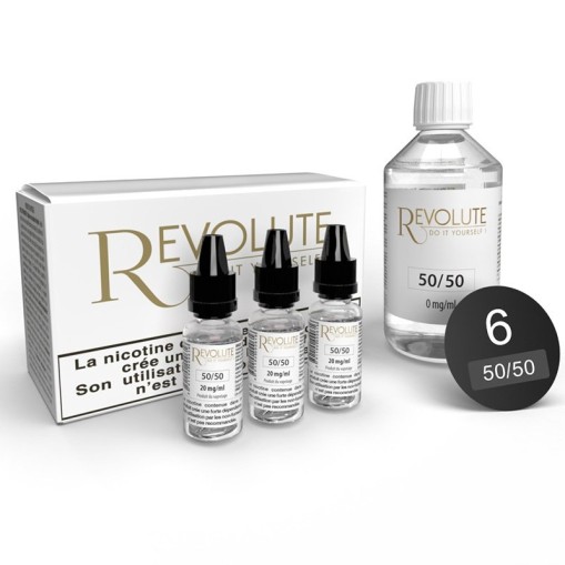 Pack 100 ml Base DIY 50/50 Revolute