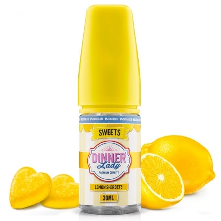 Concentré Lemon Sherbets 0% Sucralose Dinner Lady Arome DIY