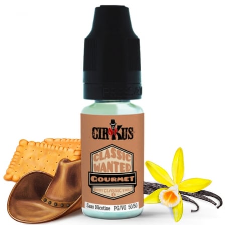 E liquide Gourmet Classic Wanted | Tabac Blond Vanille Biscuit
