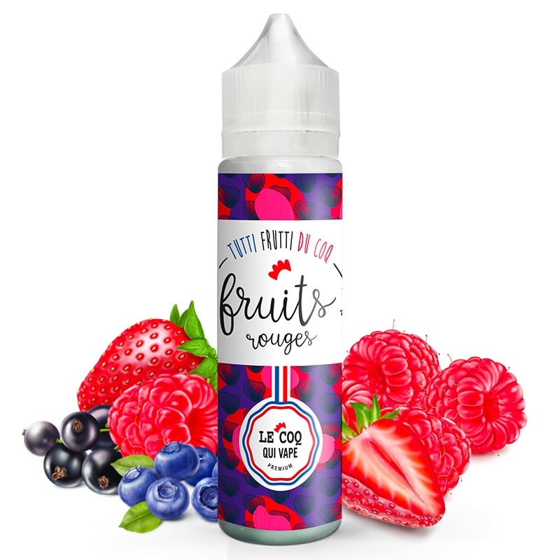 E liquide Fruits Rouges Le Coq Qui Vape 50ml