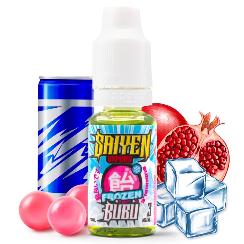 E liquide Frozen Bübü Saiyen Vapors | Bubble gum Boisson énergisante Grenade Frais 