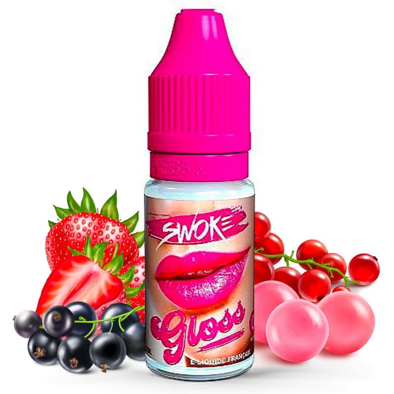 E liquide Gloss Swoke | Groseille Fraise Pastèque Chewing gum