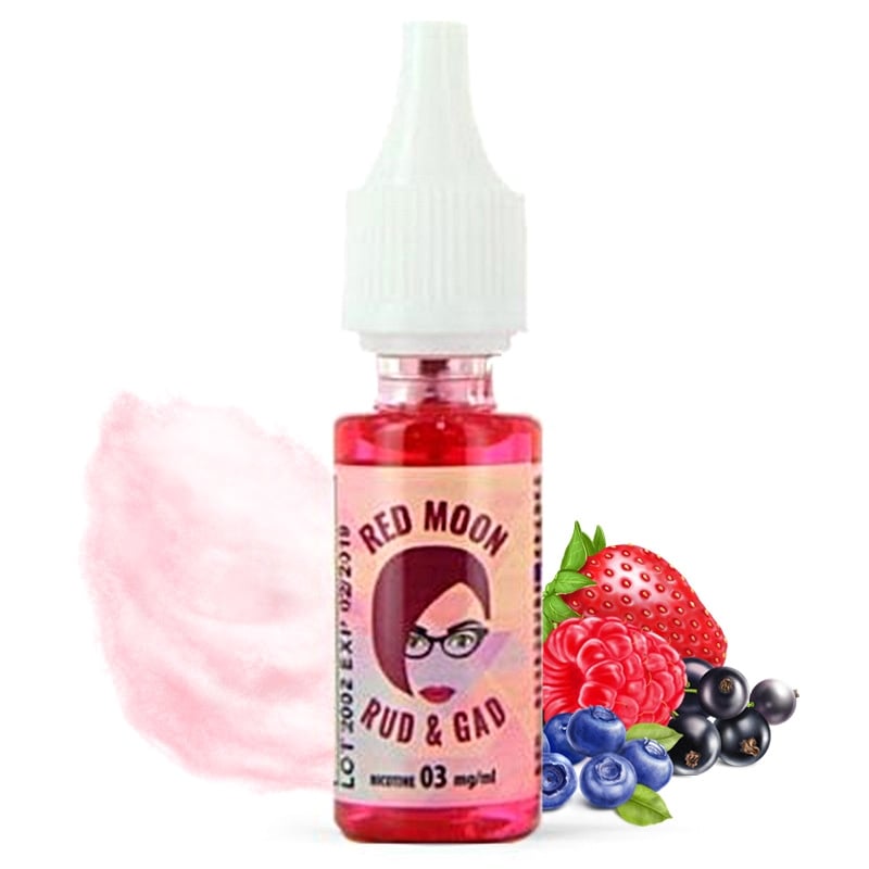 E liquide Red Moon Rud & Gad | Barbe à papa Fruits Rouges