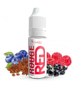E liquide Rouge Red Liquideo | Framboise Myrtille Cassis Anis