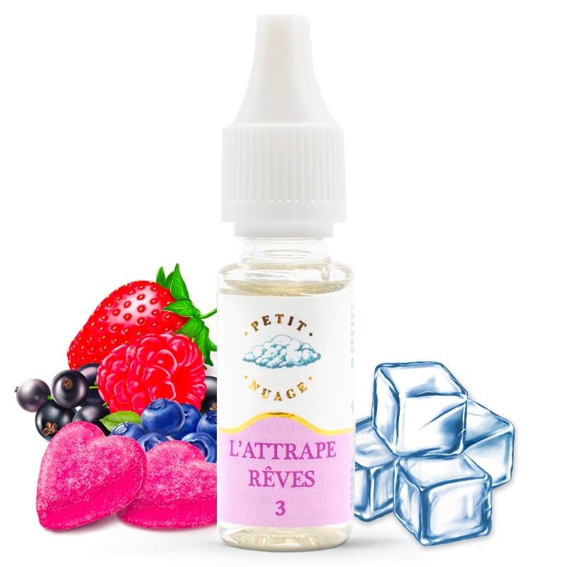 E liquide L'attrape Rêve Petit Nuage | Fruits rouges Bonbon Frais