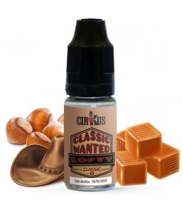 E liquide Lofty Classic Wanted | Noisette Tabac Caramel