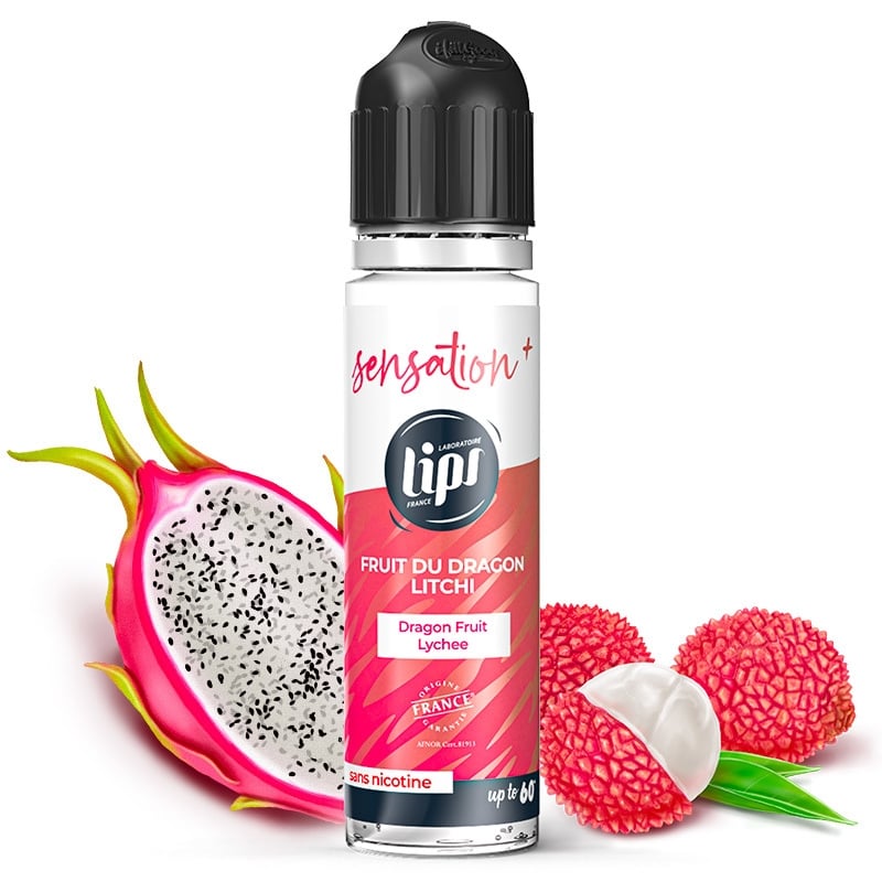 E liquide Fruit du dragon Litchi Sensation + Le French Liquide 50ml