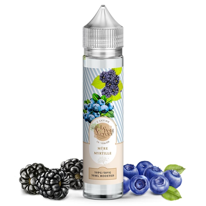 E liquide Mûre Myrtille Le Petit Verger 50ml