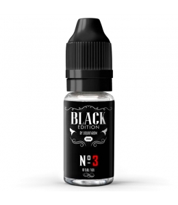 E-liquide N°3 Black Edition | Donut Biscuit Cookie Framboise