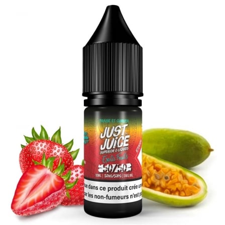 E liquide Strawberry & Curuba Nic Salt Just Juice | Sel de Nicotine