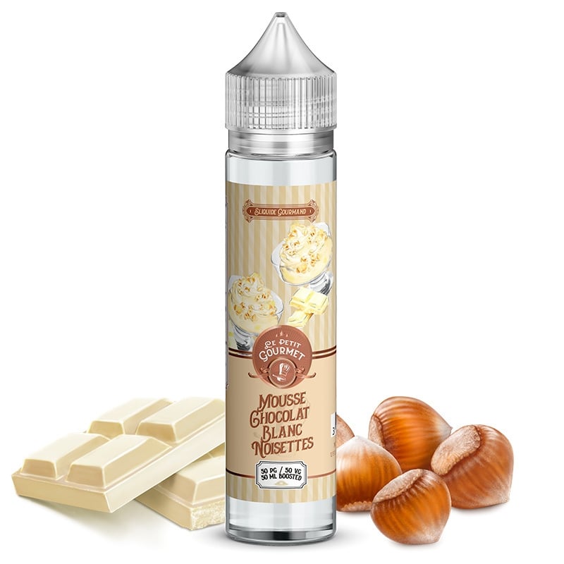 E liquide Mousse Chocolat Blanc Noisettes Le Petit Gourmet 50ml