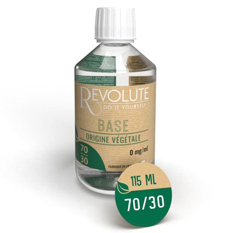 Base e liquide DIY Végétale 70/30 Revolute 115 ml