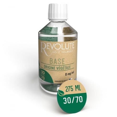 Base e liquide DIY Végétale 30/70 Revolute 115 ml 1 litre 275 ml