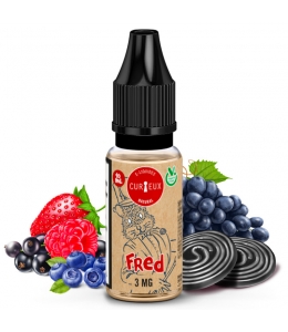E liquide Fred Curieux | Fruits rouges Raisin Réglisse