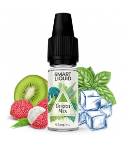 E liquide Green Mix Smart Liquid | Kiwi Litchi Basilic Frais 