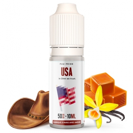 E liquide USA Fuu Prime | Tabac Caramel Vanille