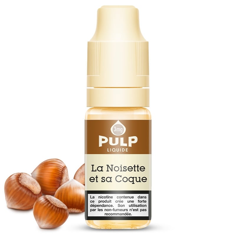 E liquide La Noisette et sa coque Pulp | Noisette