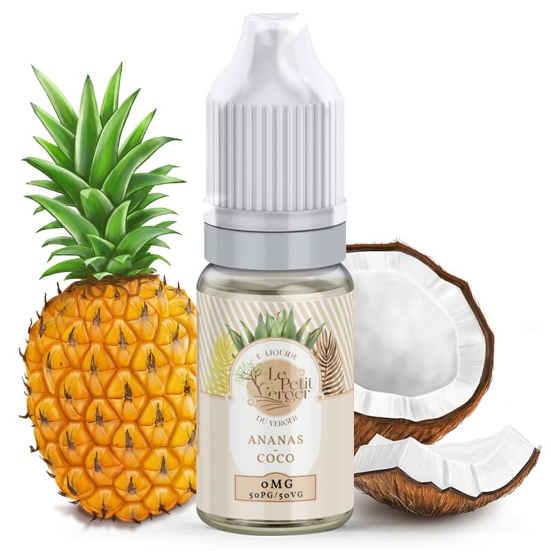 E liquide Ananas Coco Le Petit Verger | Ananas Noix de coco