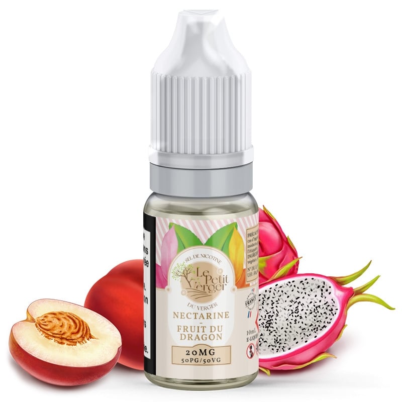 E liquide Nectarine Fruit du Dragon Sels de nicotine Le Petit Verger | Sel de Nicotine