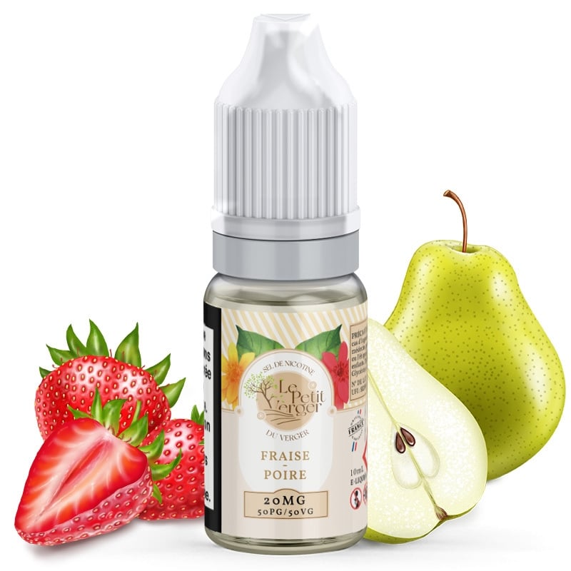 E liquide Fraise Poire Sels de nicotine Le Petit Verger | Sel de Nicotine