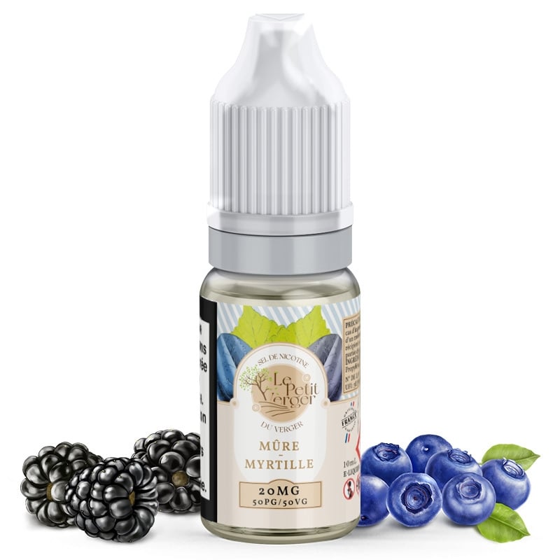 E liquide Mûre Myrtille Sels de nicotine Le Petit Verger | Sel de Nicotine