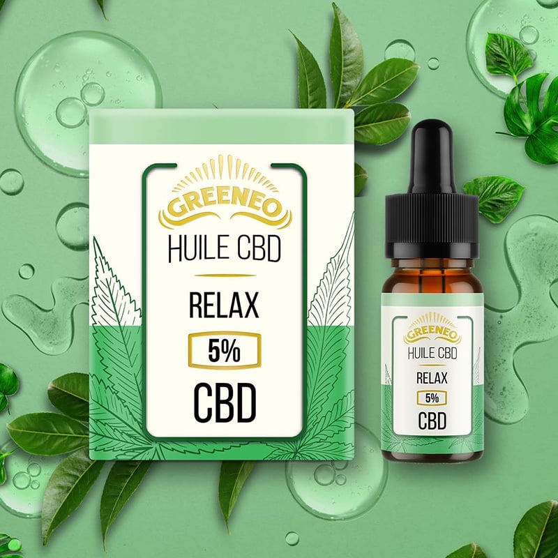 Huile Sublinguale Relax CBD Greeneo