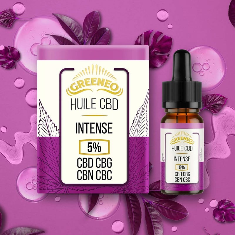 Huile Sublinguale Intense CBD Greeneo